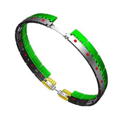 Black Run Flat Tire System mit Polymer militärtechnischen Synthesematerialien