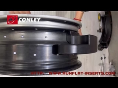 Flache Einsätze ISO 9001 Militärlauffür Personenkraftwagen-Bus-flachen Reifen-Schutz